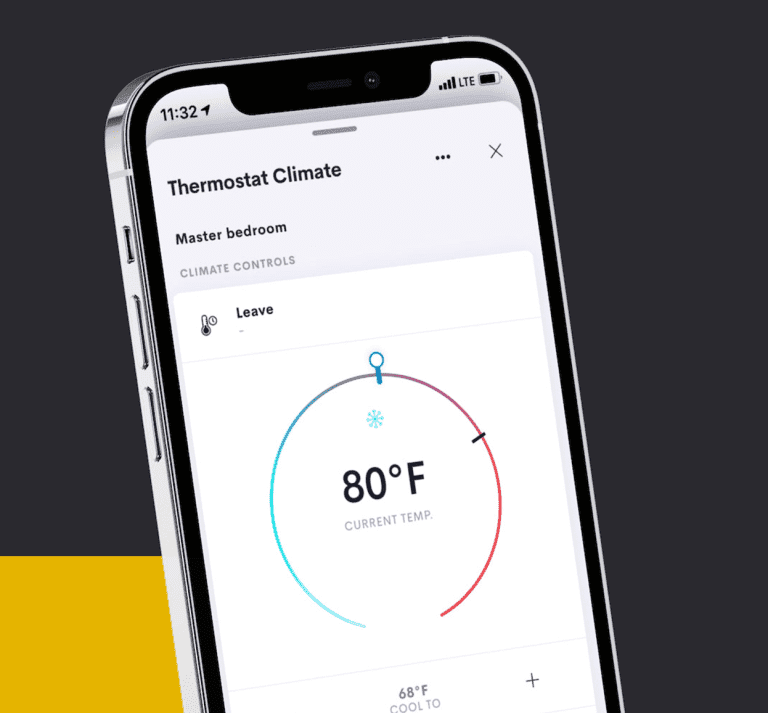 home automation climate control HVAC smart thermostat