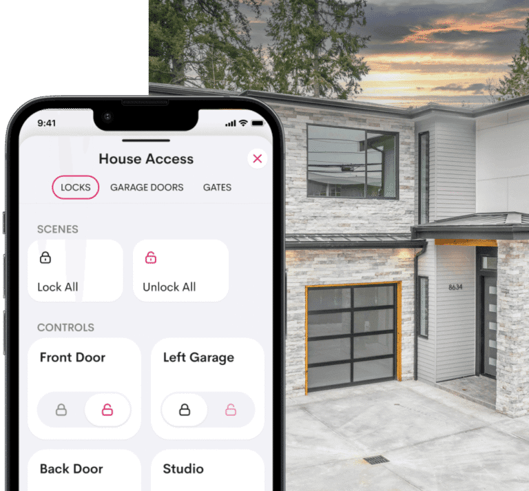 residential automation security smart locks video door phone biometric access